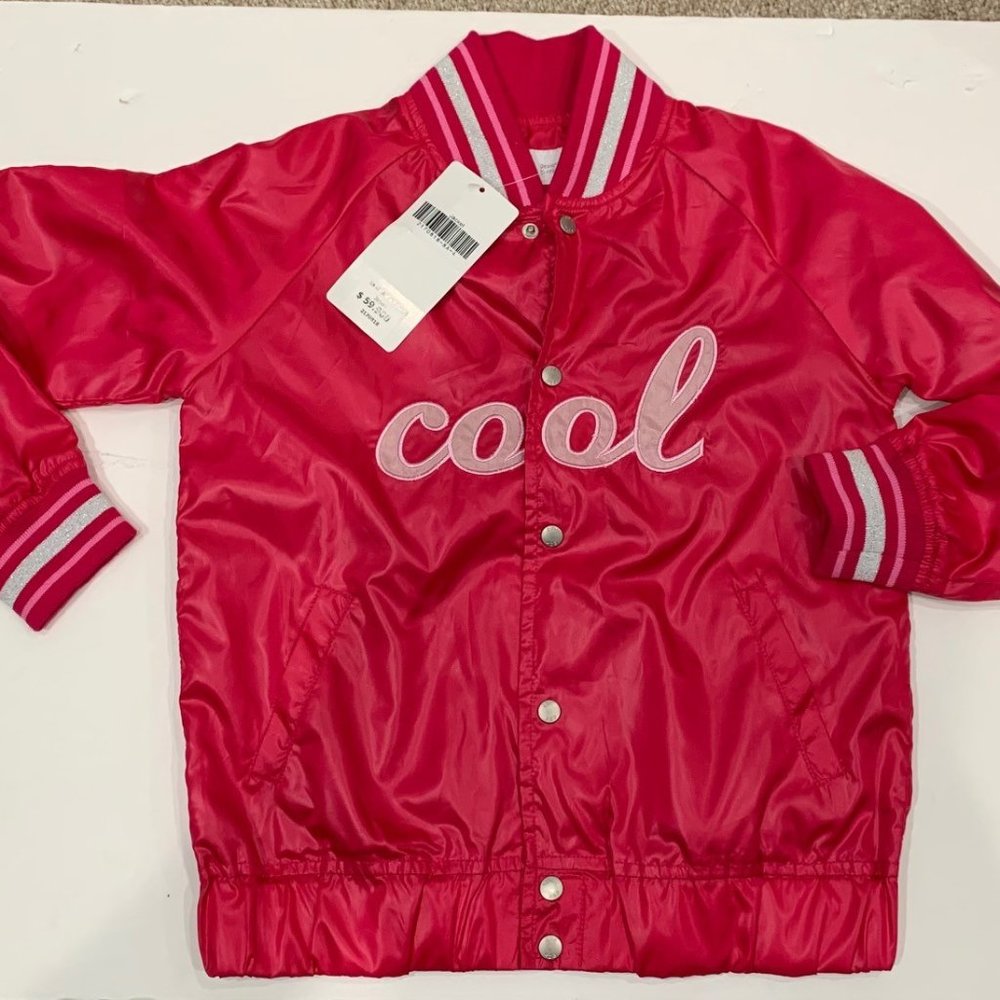 Girls Pink COOL Jacket Size 8